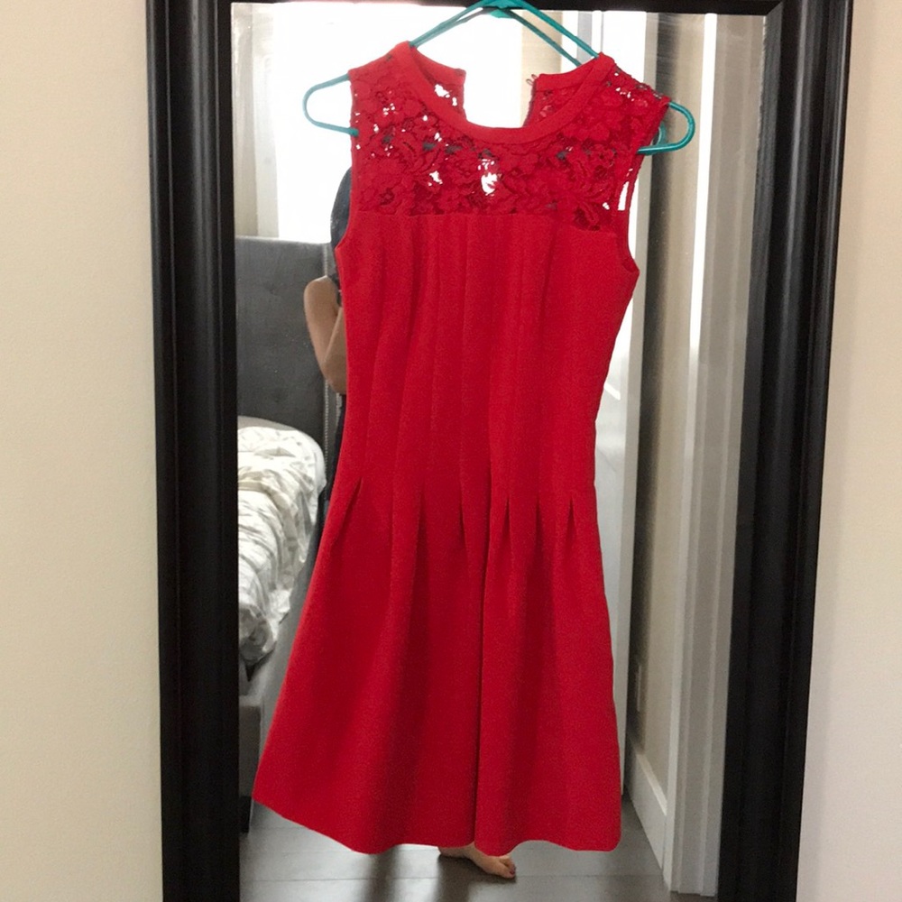 H&M red dress